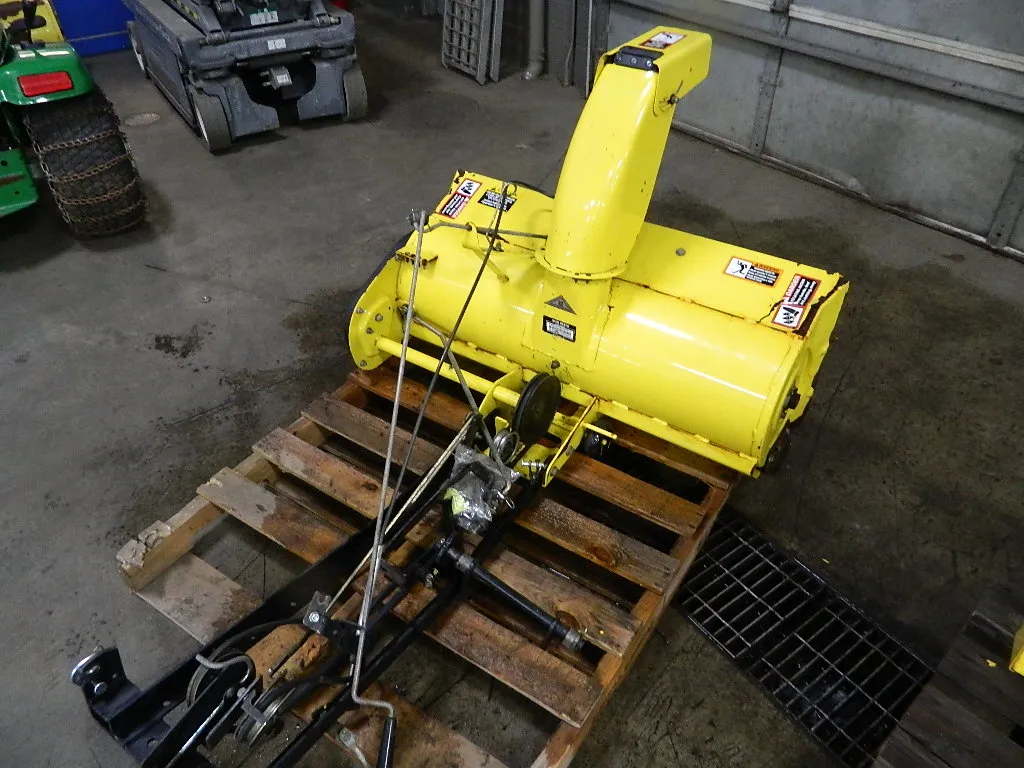 John Deere 42" Snowblower, includes mounting hardware to fit LX277, LX279