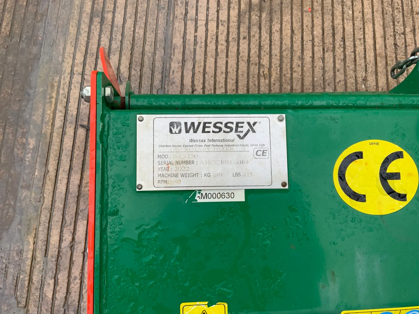 Wessex RC120 Lad Master Compact Rotavator (ST25394)