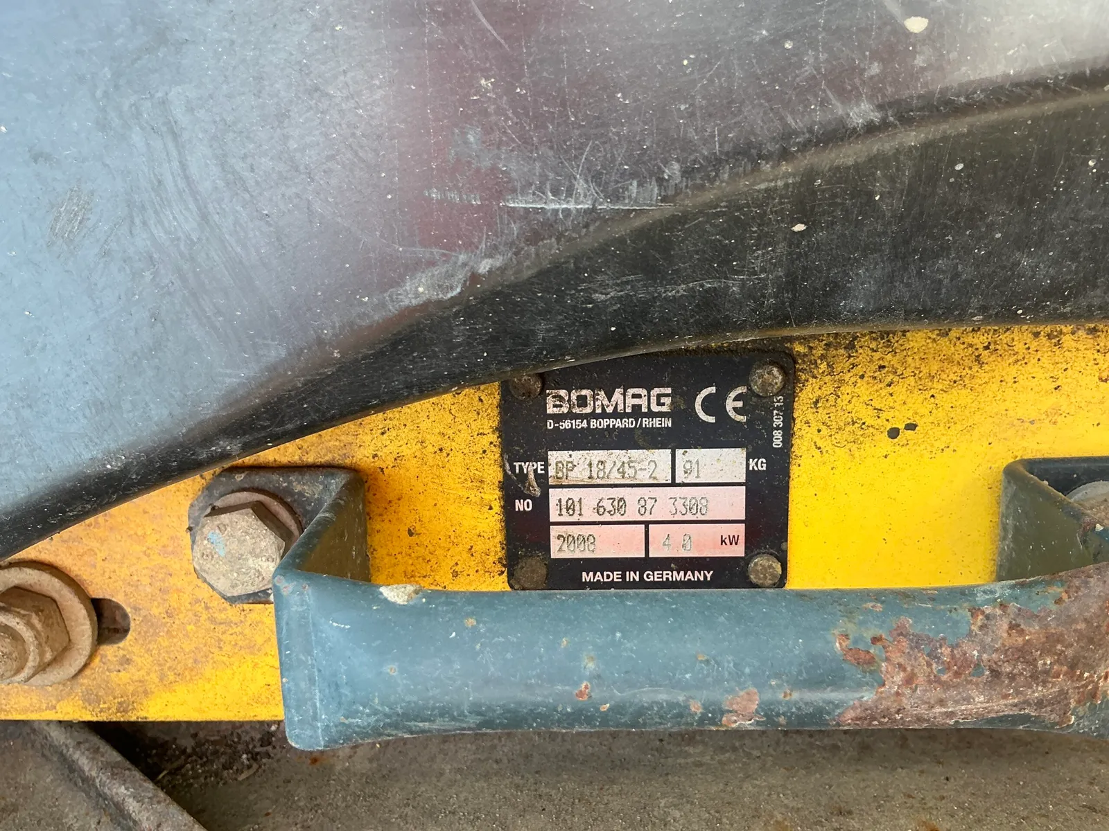 Bomag Wacker Plate (ST26993)