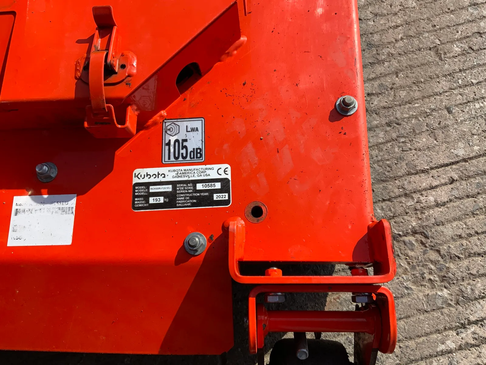 Kubota F251 Out front Mower (ST25994)